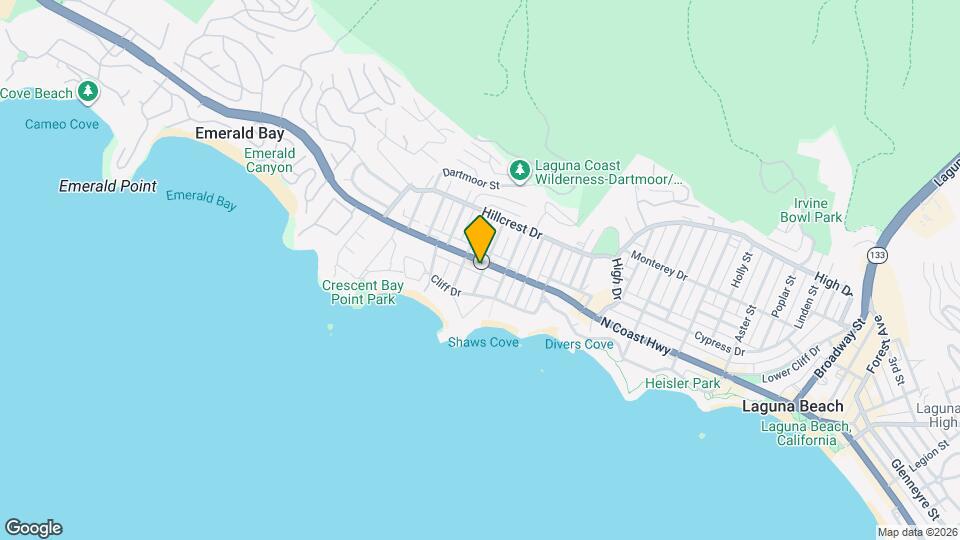 1105 N Coast Hwy, Unit H Mapa y Detalles de la Ubicación