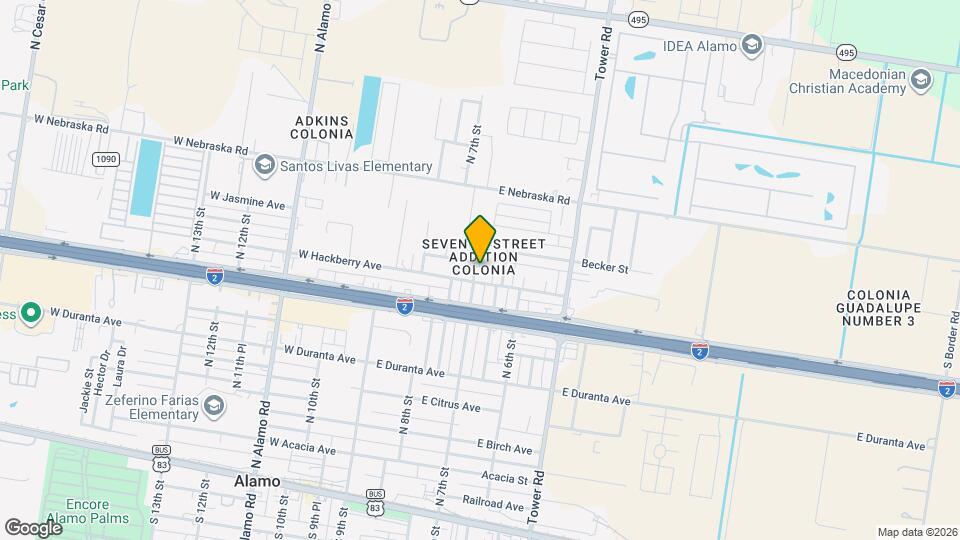 703 N 7th St Map and Location Details