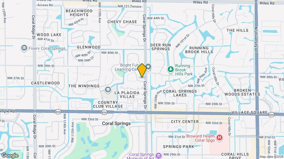 10535 NW 37th St Map and Location Details
