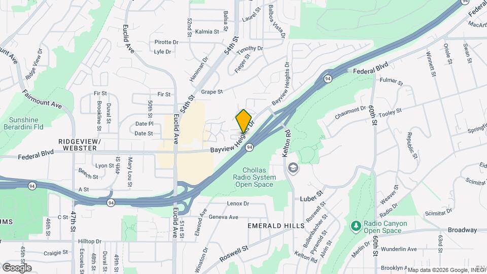 1661 Bayview Heights Dr Map and Location Details