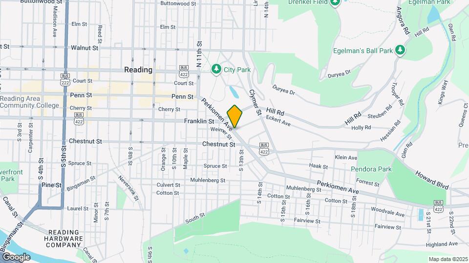 1236 Perkiomen Ave Map and Location Details