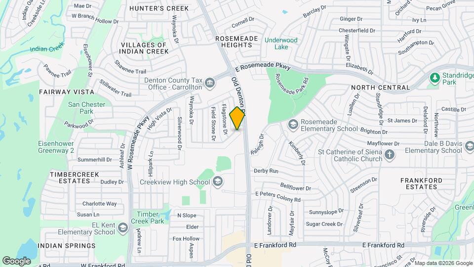 1005 Creek Bend Map and Location Details