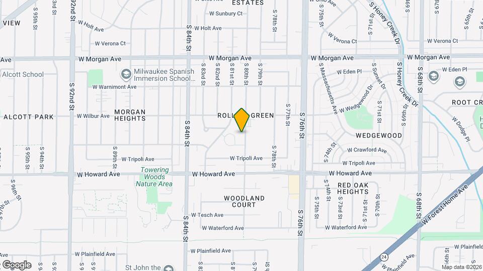 3757 S 80th St Map and Location Details