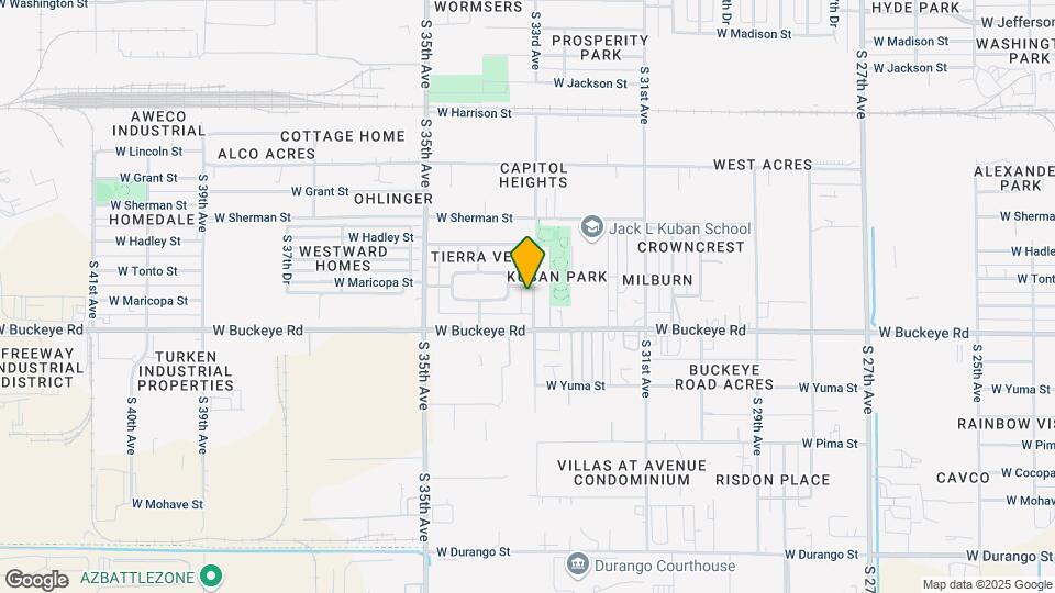 1108 S 33rd Ave Map and Location Details