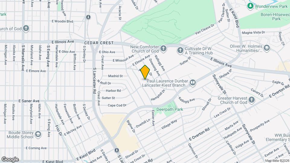 2629 Bowling Green Ave Map and Location Details