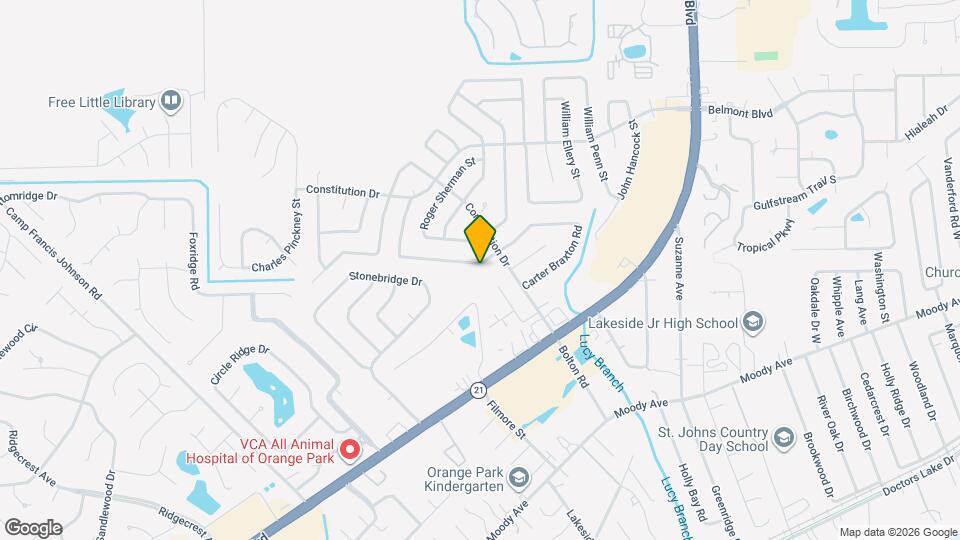 2241 George Wythe Rd Map and Location Details