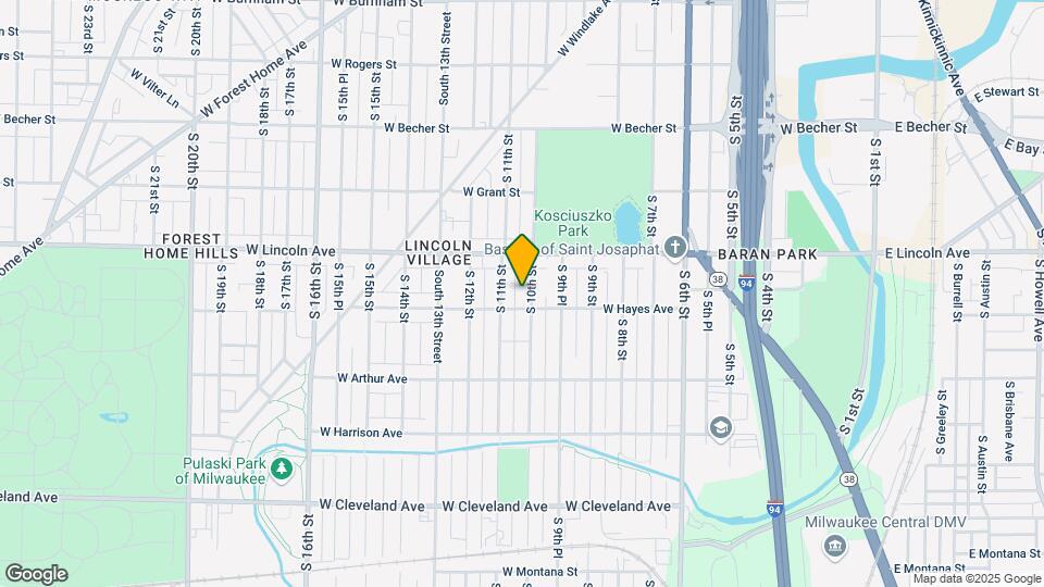 2347-2349-2349 S 10th St Map and Location Details