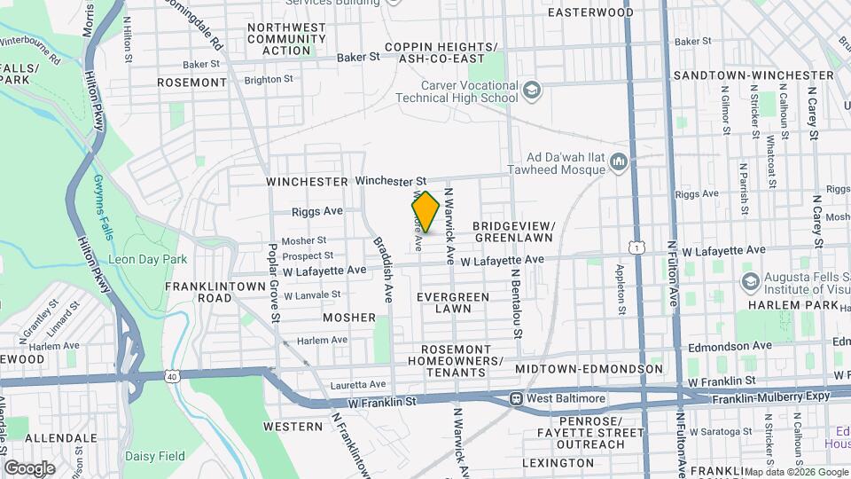 2531 Mosher St Map and Location Details