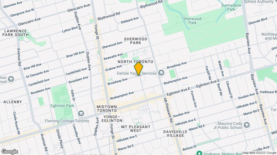 200-1200 Redpath Ave Map and Location Details