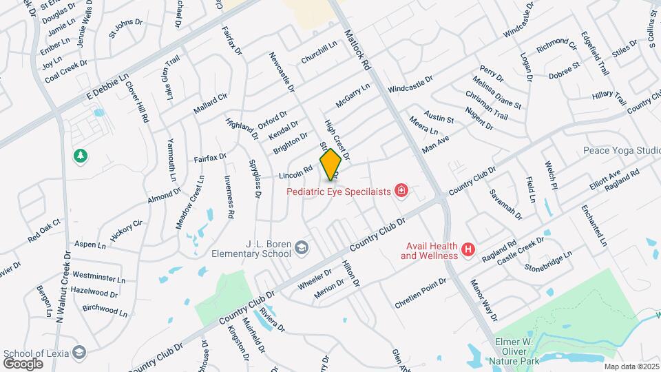 1523 Stratford Dr Map and Location Details