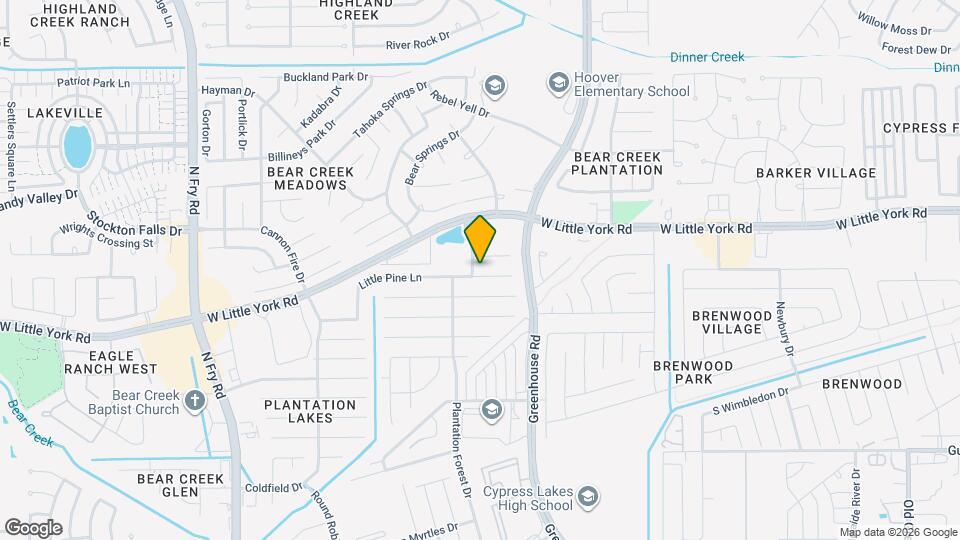 19342 Little Pine Ln Mapa y Detalles de la Ubicación