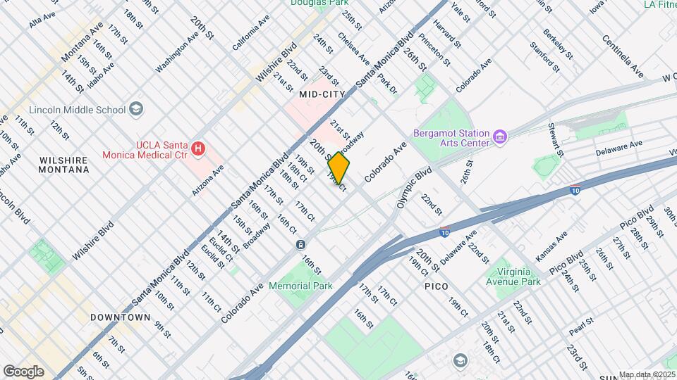 1543 19th St Mapa y Detalles de la Ubicación
