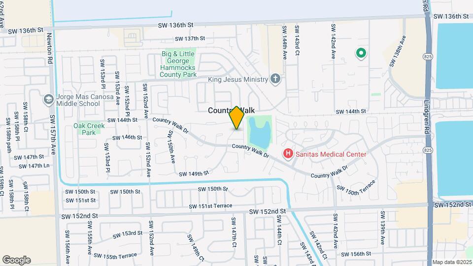 14660 SW 144th Terrace Map and Location Details