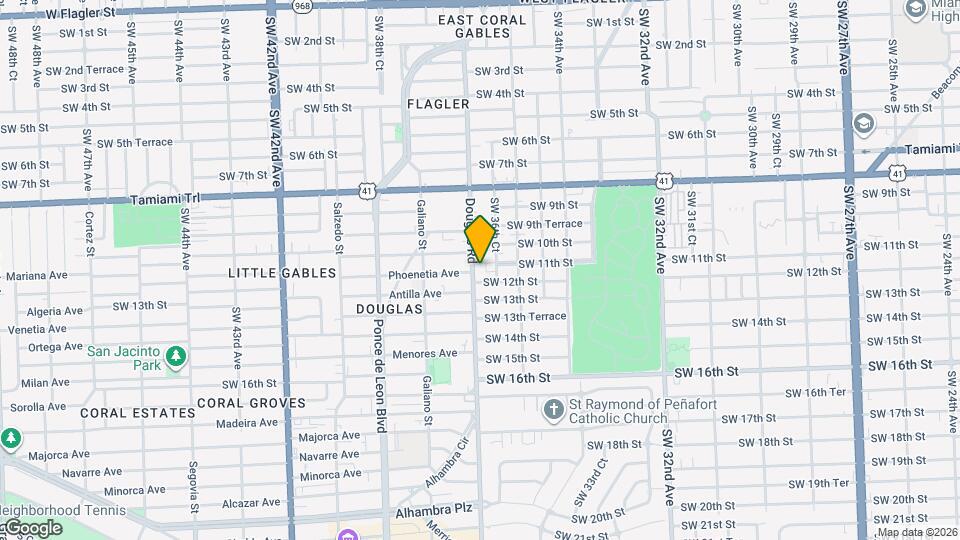 1117 SW 37th Ave Map and Location Details