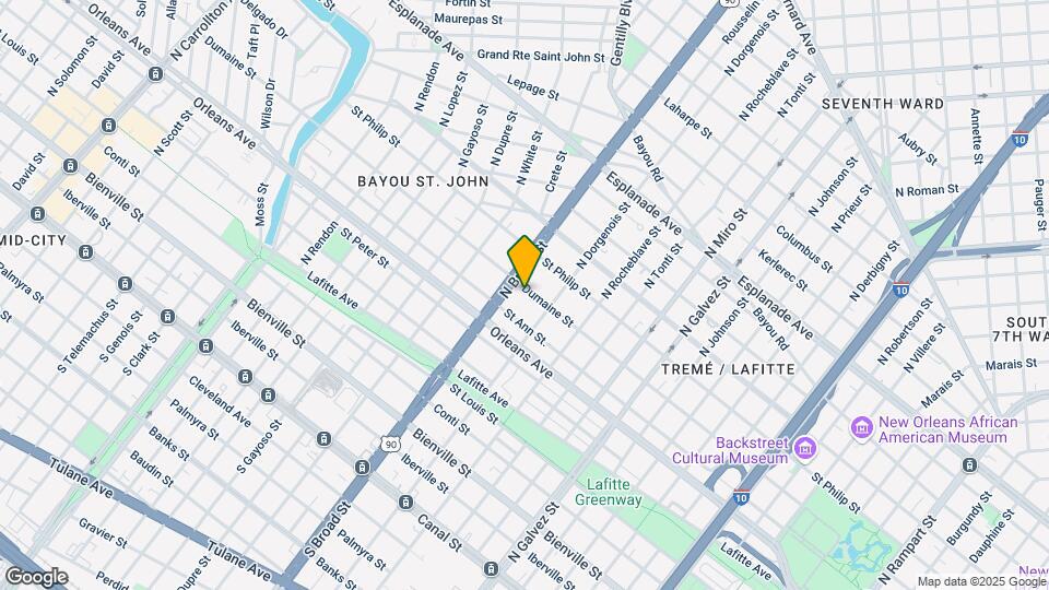 2642 Dumaine St Map and Location Details