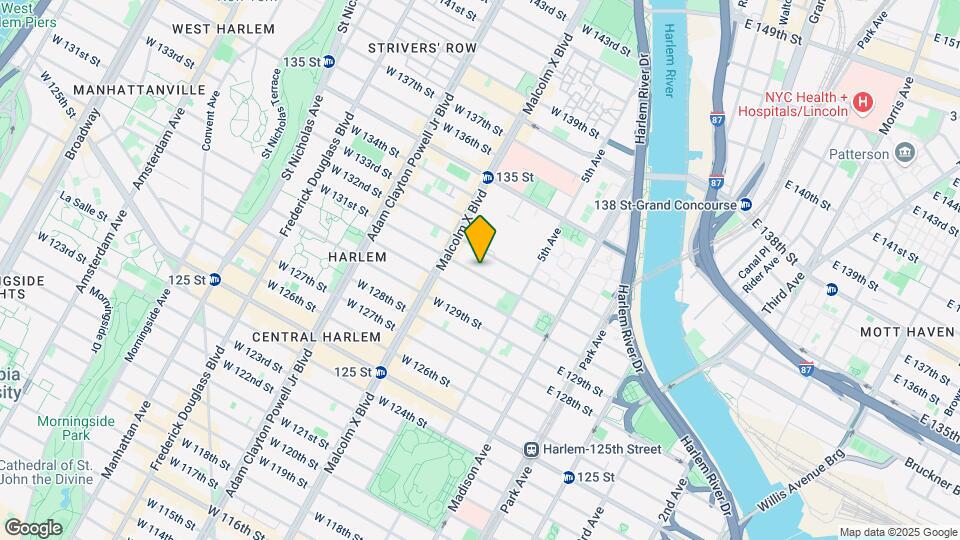 43 W 131st St Map and Location Details