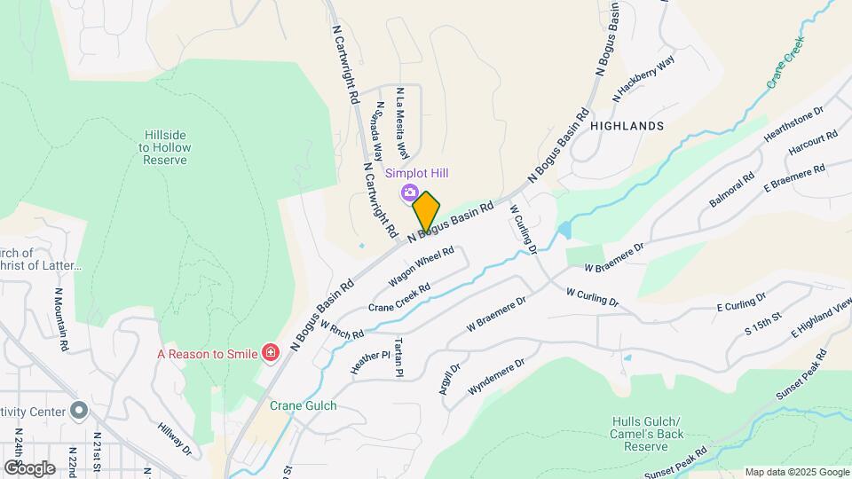 3308 N Bogus Basin Rd Mapa y Detalles de la Ubicación