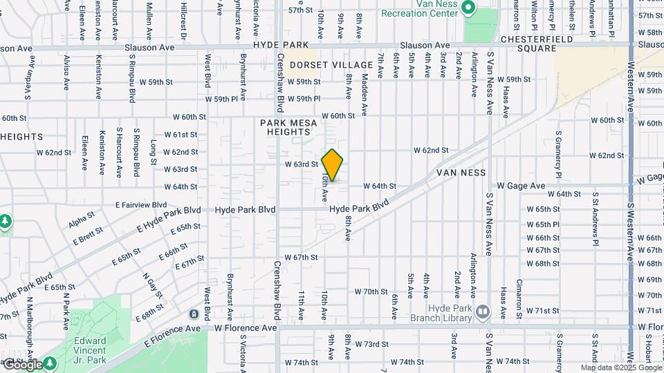 6340 10th Ave Mapa y Detalles de la Ubicación