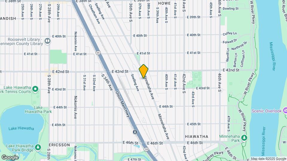 4228 Minnehaha Ave Map and Location Details