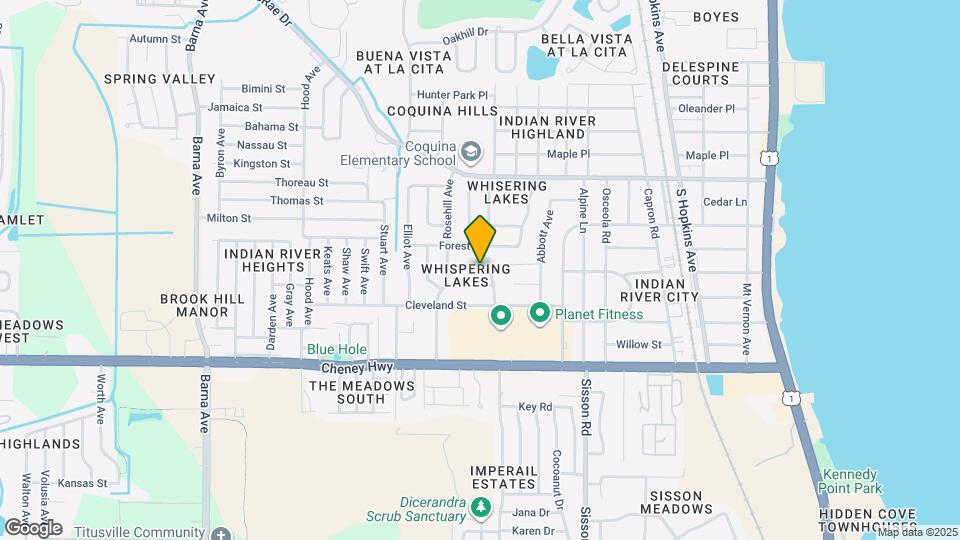 845 Edgewood Rd Map and Location Details