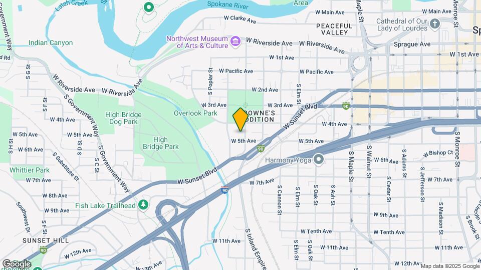 424 S Hemlock St Map and Location Details