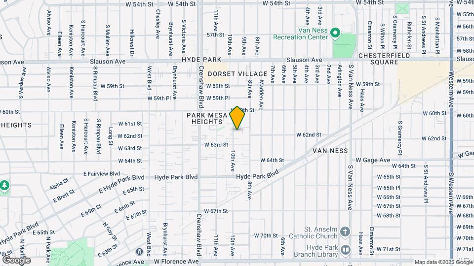 6200 10th Ave Map and Location Details