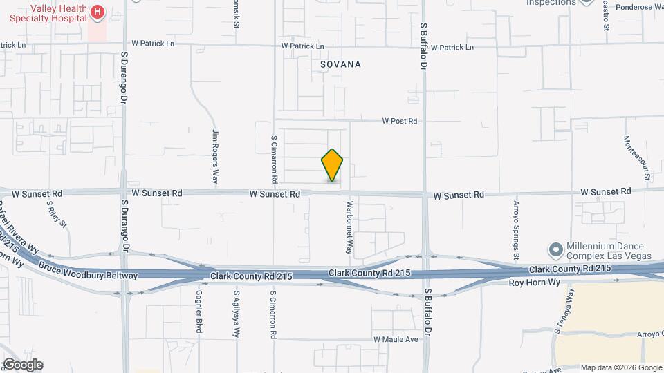 8033 Ancient Oaks Ave Map and Location Details