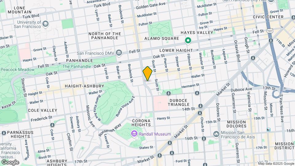 200 Divisadero St Mapa y Detalles de la Ubicación