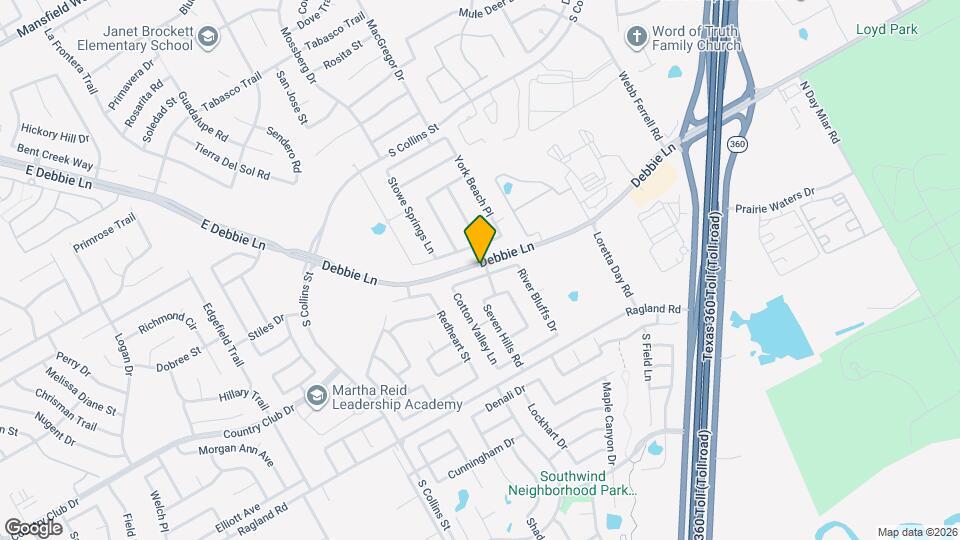 804 White Fields Way Map and Location Details