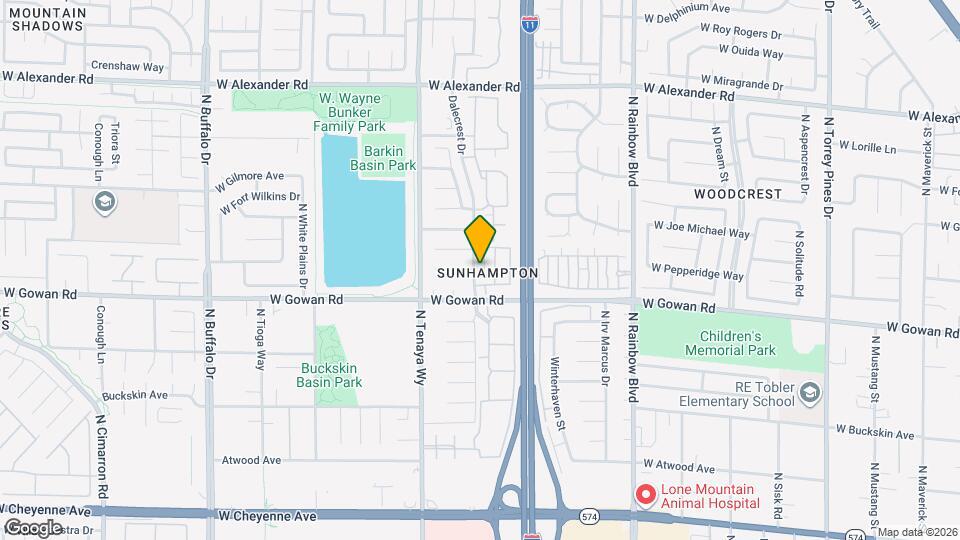 3661 Renovah St Mapa y Detalles de la Ubicación