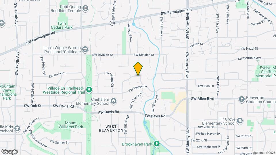 5705 SW 152nd Ave Map and Location Details