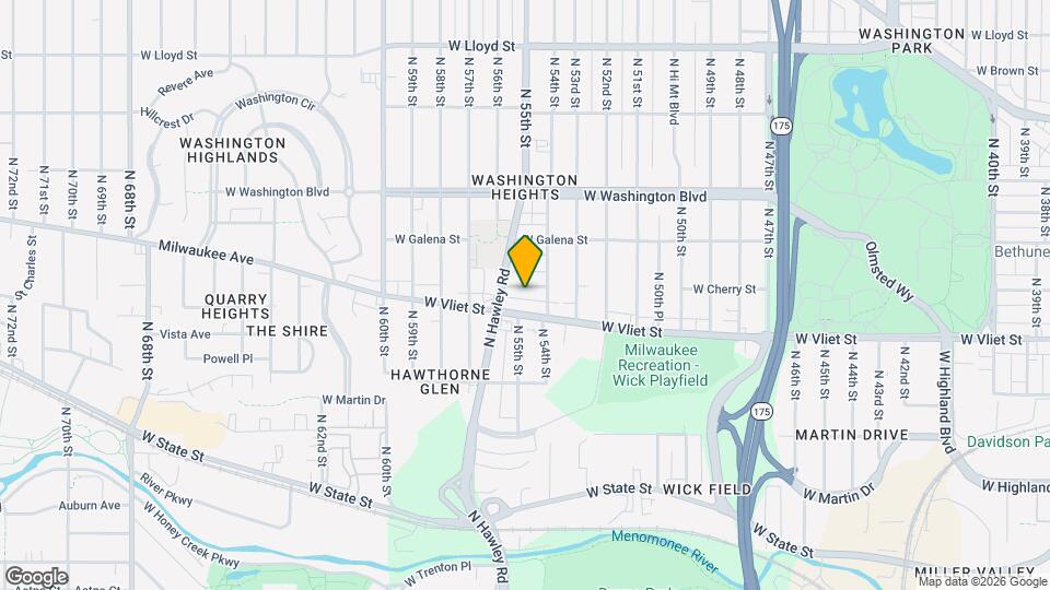 5429 W Cherry St, Unit LOWER Mapa y Detalles de la Ubicación