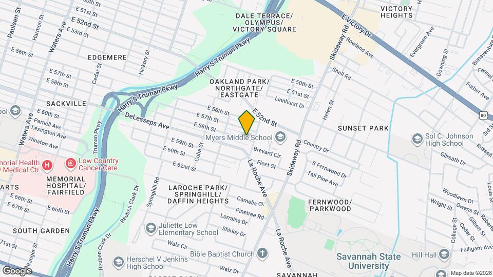 2218 E 58th St Mapa y Detalles de la Ubicación