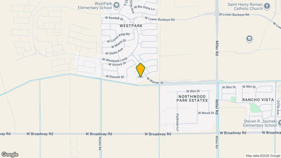 25631 W Elwood St Map and Location Details