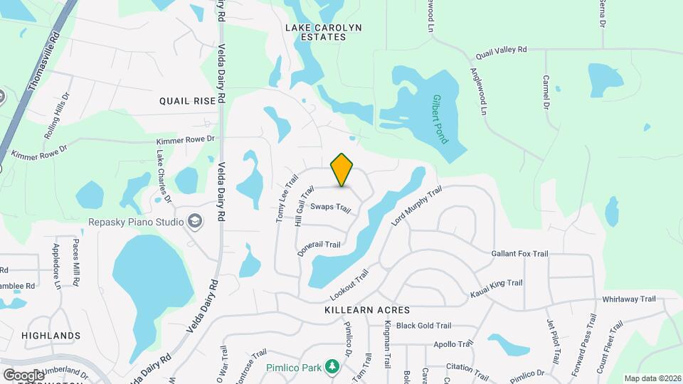 6837 Hill Gail Trail Map and Location Details