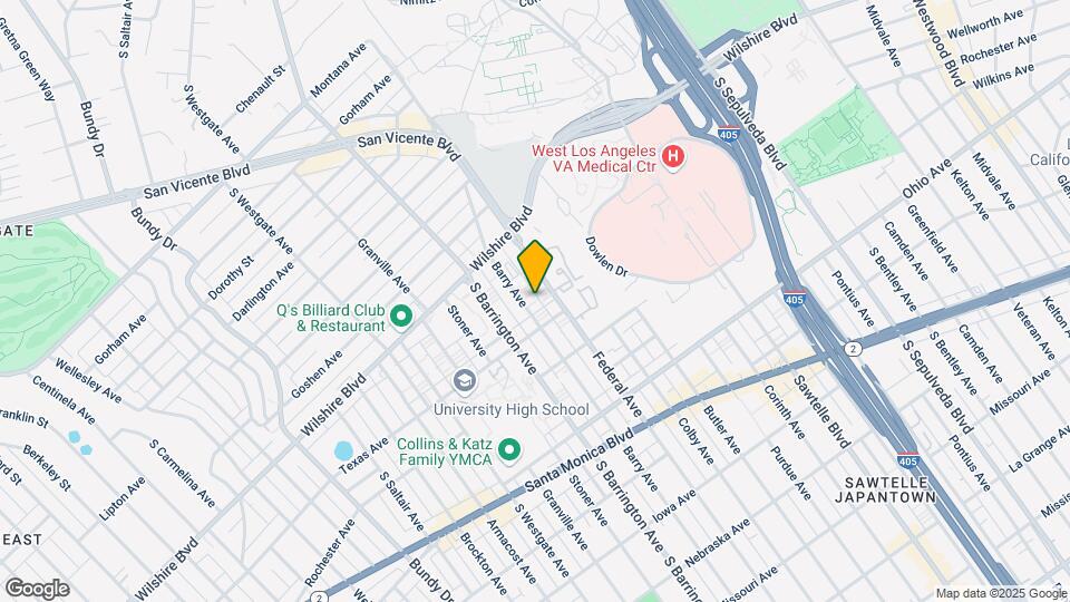 1266 Barry Ave Mapa y Detalles de la Ubicación