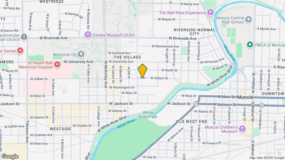 1417 W Gilbert St Mapa y Detalles de la Ubicación
