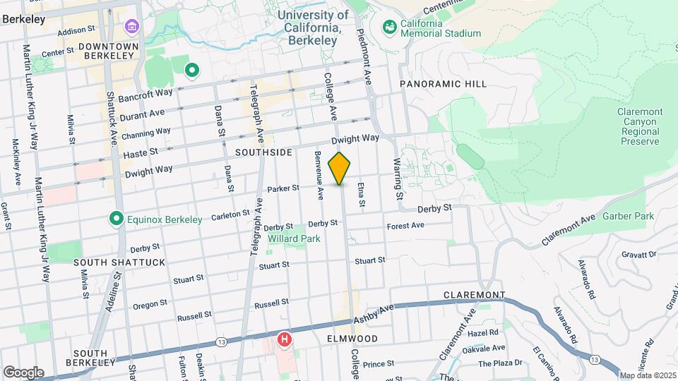 2610 College Ave Map and Location Details