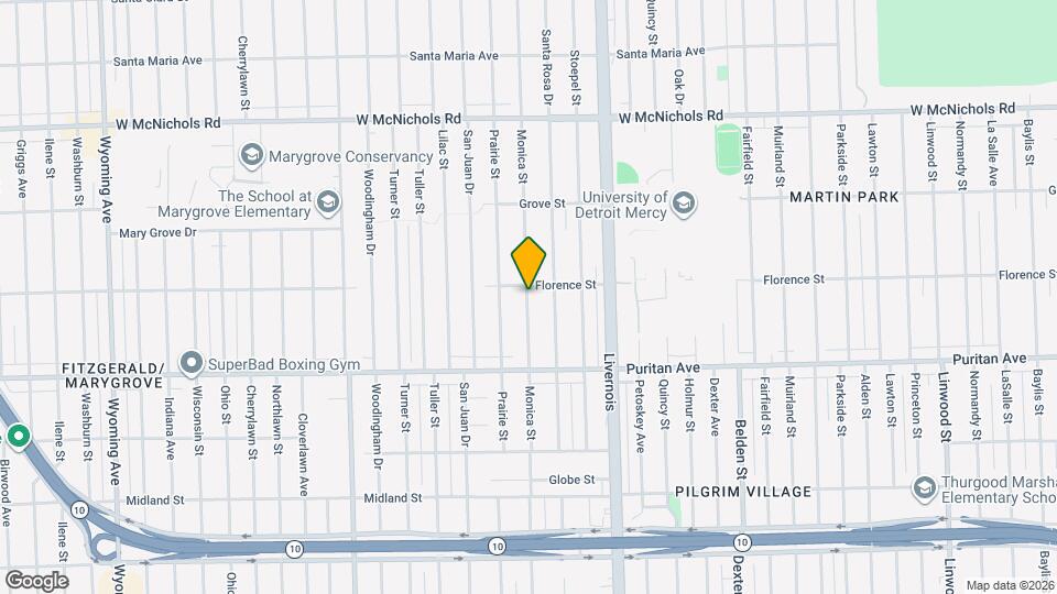 16248 Monica St Map and Location Details