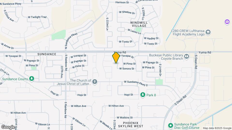 1426 S 222nd Ln Map and Location Details