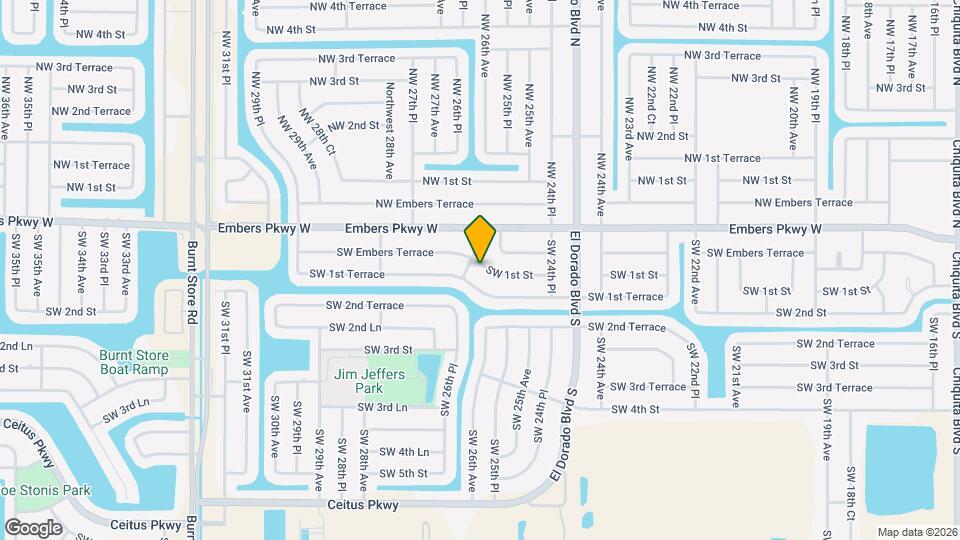 2600 SW 1st St Map and Location Details