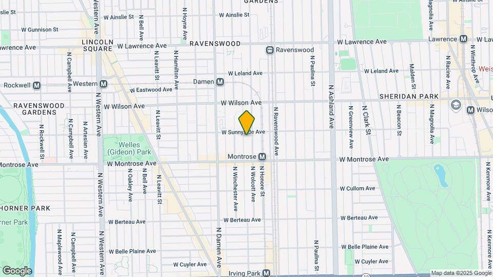 4444-4446 N Wolcott Ave Map and Location Details