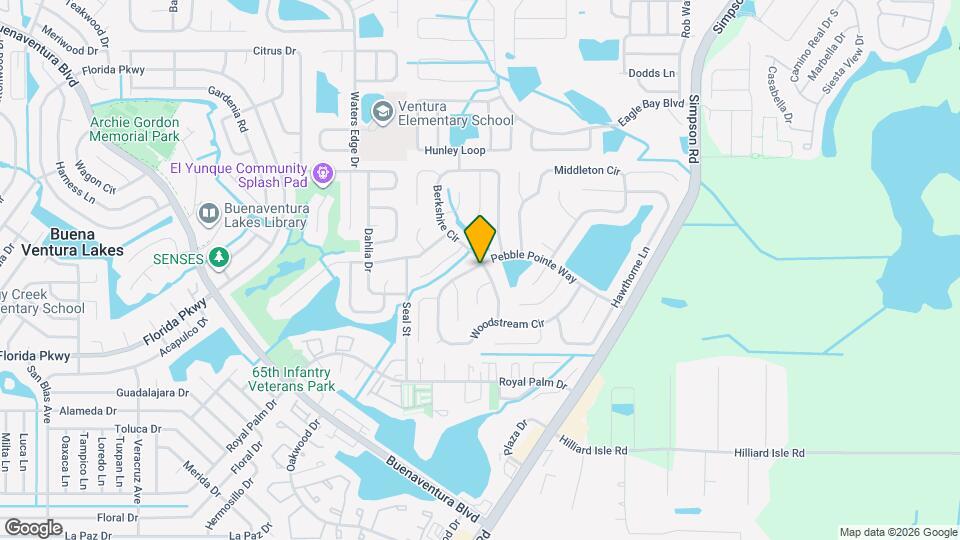 2702 Woodstream Cir Map and Location Details