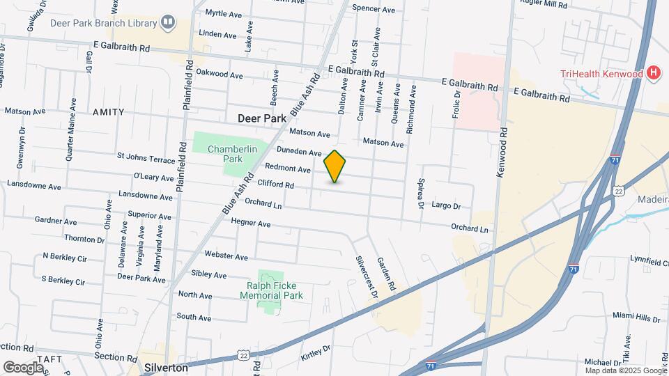4344 Clifford Rd Map and Location Details