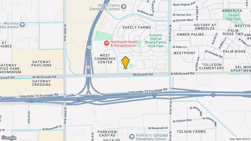 9411 W Eaton Rd Map and Location Details