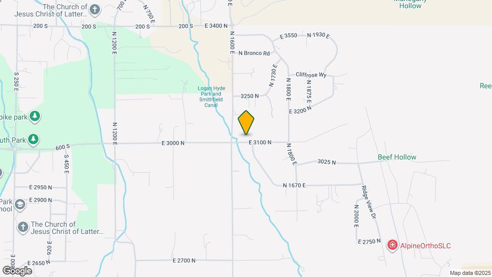 1645 E 3100 N Map and Location Details