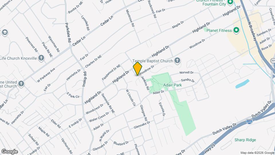 1703 Maple View Way Map and Location Details