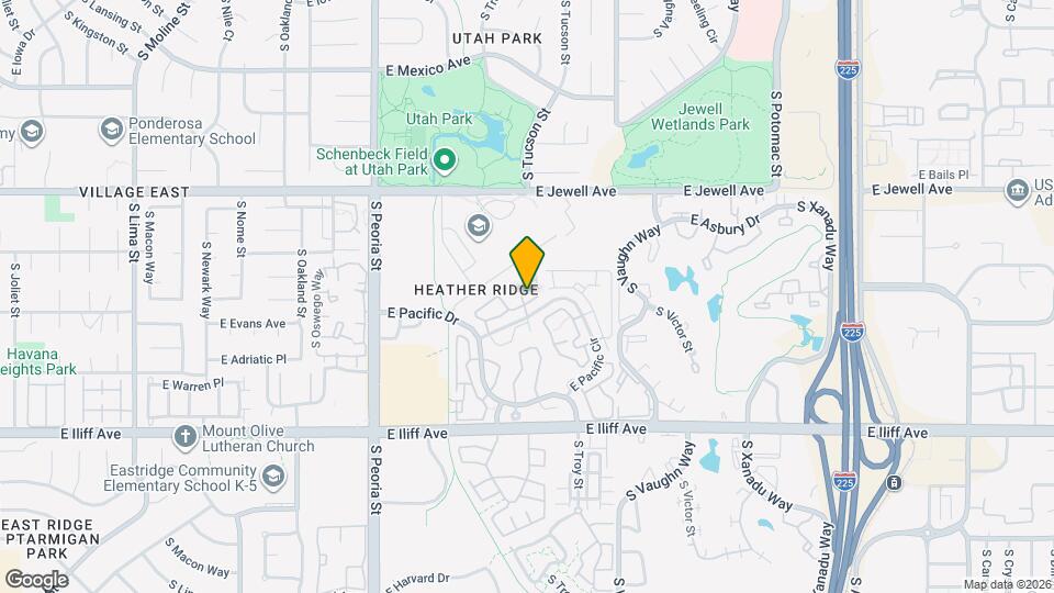 12615 E Pacific Cir Map and Location Details