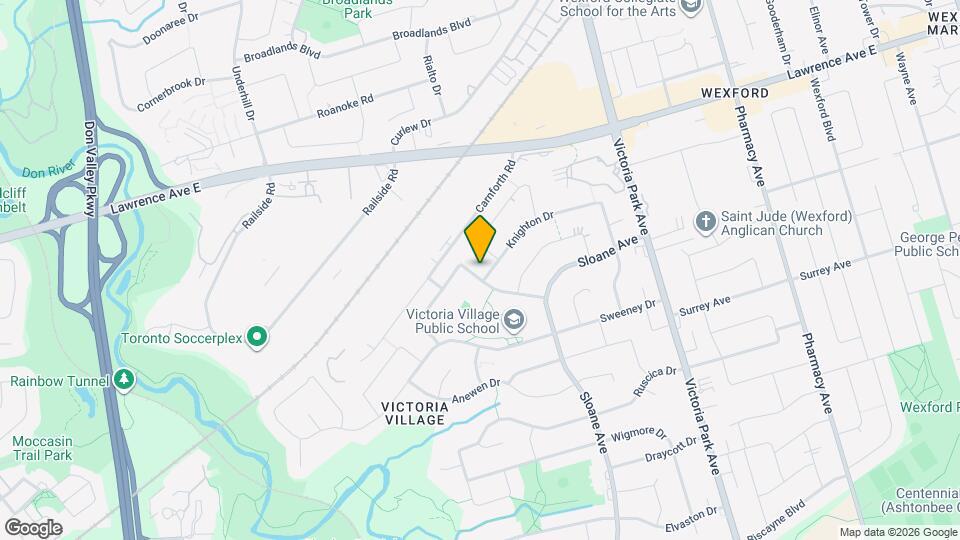 96 Wyndcliff Crescent Map and Location Details