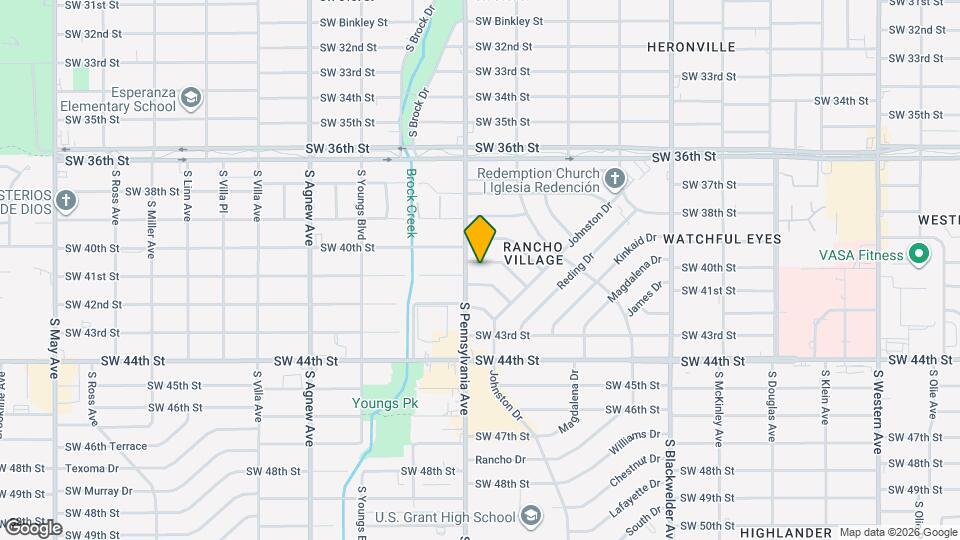 1614 SW 41st St Map and Location Details